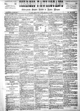 Correio paulistano [jornal], [s/n]. São Paulo-SP, 10 set. 1884.