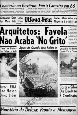 Última Hora [jornal]. Rio de Janeiro-RJ, 18 jan. 1966 [ed. matutina].