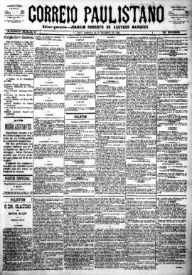 Correio paulistano [jornal], [s/n]. São Paulo-SP, 22 dez. 1888.