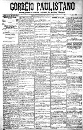 Correio paulistano [jornal], [s/n]. São Paulo-SP, 19 fev. 1887.