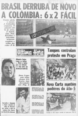 Última Hora [jornal]. Rio de Janeiro-RJ, 22 ago. 1969 [ed. matutina].