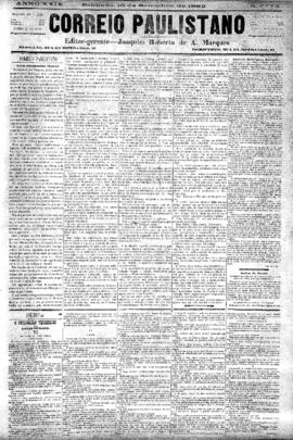 Correio paulistano [jornal], [s/n]. São Paulo-SP, 16 set. 1882.