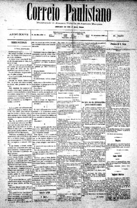 Correio paulistano [jornal], [s/n]. São Paulo-SP, 13 out. 1881.