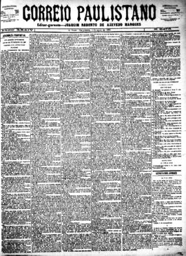 Correio paulistano [jornal], [s/n]. São Paulo-SP, 03 abr. 1888.