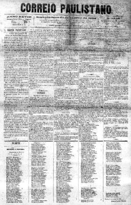 Correio paulistano [jornal], [s/n]. São Paulo-SP, 30 jan. 1882.