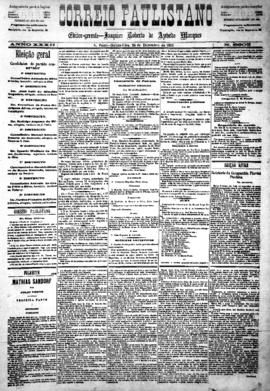 Correio paulistano [jornal], [s/n]. São Paulo-SP, 24 dez. 1885.