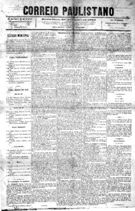 Correio paulistano [jornal], [s/n]. São Paulo-SP, 23 jun. 1882.