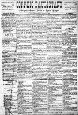 Correio paulistano [jornal], [s/n]. São Paulo-SP, 03 jul. 1884.