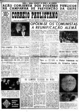 Correio paulistano [jornal], [s/n]. São Paulo-SP, 09 ago. 1957.