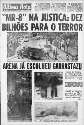 Última Hora [jornal]. Rio de Janeiro-RJ, 17 out. 1969 [ed. vespertina].