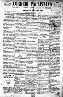 Correio paulistano [jornal], [s/n]. São Paulo-SP, 22 jan. 1880.