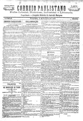 Correio paulistano [jornal], [s/n]. São Paulo-SP, 08 fev. 1876.