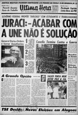 Última Hora [jornal]. Rio de Janeiro-RJ, 08 dez. 1965 [ed. matutina].