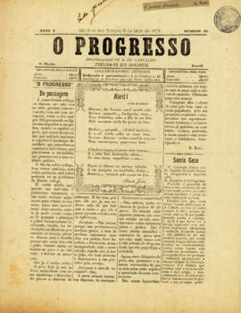 O Progresso [jornal], a. 1, n. 35. São José dos Campos-SP, 02 mai. 1903.