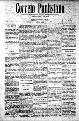 Correio paulistano [jornal], [s/n]. São Paulo-SP, 19 nov. 1881.