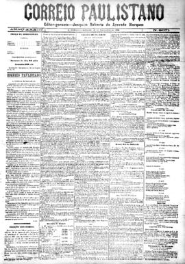 Correio paulistano [jornal], [s/n]. São Paulo-SP, 20 nov. 1886.