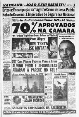 Última Hora [jornal]. Rio de Janeiro-RJ, 29 mai. 1963 [ed. vespertina].