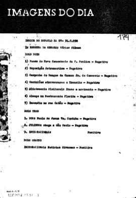 TV Tupi [emissora]. Diário de São Paulo na T.V. [programa]. Roteiro [televisivo], 31 mai. 1958.