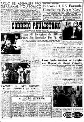 Correio paulistano [jornal], [s/n]. São Paulo-SP, 19 abr. 1957.