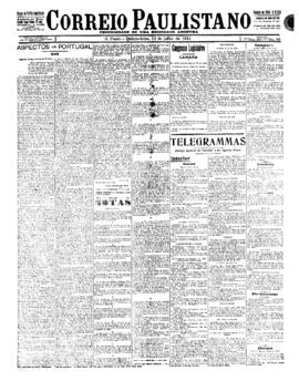 Correio paulistano [jornal], [s/n]. São Paulo-SP, 13 jul. 1911.