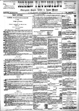 Correio paulistano [jornal], [s/n]. São Paulo-SP, 14 set. 1886.