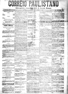 Correio paulistano [jornal], [s/n]. São Paulo-SP, 10 nov. 1886.