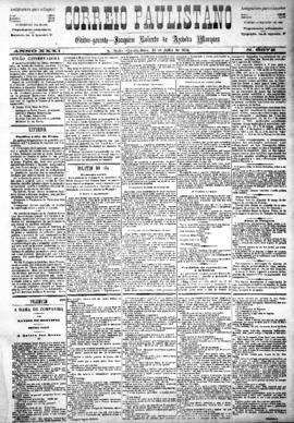 Correio paulistano [jornal], [s/n]. São Paulo-SP, 16 jul. 1884.