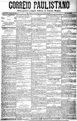 Correio paulistano [jornal], [s/n]. São Paulo-SP, 08 fev. 1887.