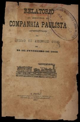 Relatório…, [nº 021], 2º sem. 1879. Criador(a): Companhia Paulista de Estradas de Ferro. São Paulo-SP: Typographia do Correio Paulistano, 1880. Relatório administrativo.