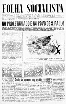 Folha socialista [jornal], a. 5, n. 8. São Paulo-SP, 20 set. 1953.