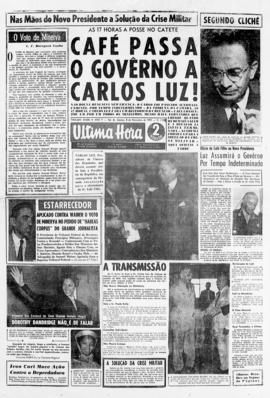 Última Hora [jornal]. Rio de Janeiro-RJ, 08 nov. 1955 [ed. extra, 1].