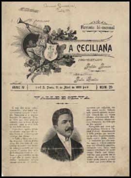 A Ceciliana [jornal], a. 4, n. 20. São Paulo-SP, 21 abr. 1899.