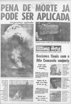 Última Hora [jornal]. Rio de Janeiro-RJ, 19 set. 1969 [ed. vespertina].