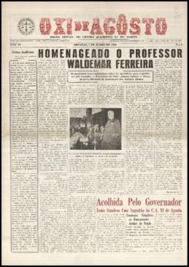 O Onze de Agosto [jornal], a. 4, n. 3. São Paulo-SP, 07 jun. 1955.