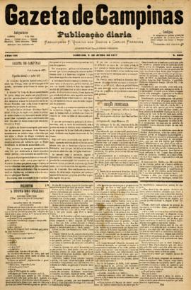 Gazeta de Campinas [jornal], a. 8, n. 1048. Campinas-SP, 02 jun. 1877.