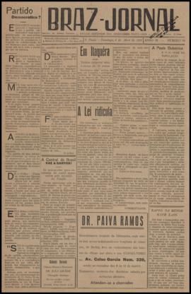 O Braz [jornal], n. 94. São Paulo-SP, 04 abr. 1926.