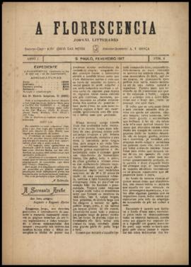 A Florescencia [jornal], a. 1, n. 8. São Paulo-SP, fev. 1917.