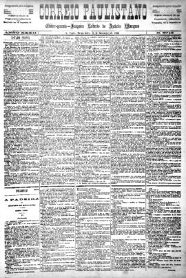 Correio paulistano [jornal], [s/n]. São Paulo-SP, 08 set. 1885.