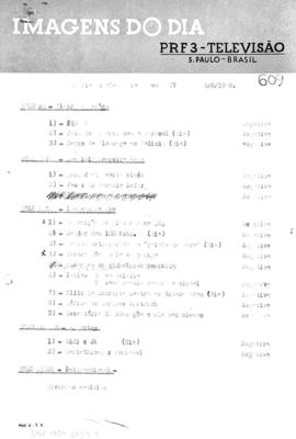 TV Tupi [emissora]. Diário de São Paulo na T.V. [programa]. Roteiro [televisivo], 05 ago. 1959.