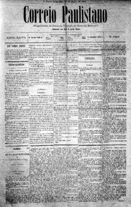 Correio paulistano [jornal], [s/n]. São Paulo-SP, 11 mar. 1881.