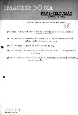 TV Tupi [emissora]. Revista Feminina [programa]. Roteiro [televisivo], 04 out. 1962.