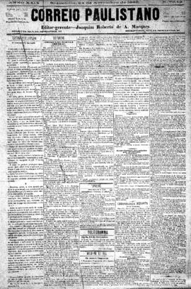 Correio paulistano [jornal], [s/n]. São Paulo-SP, 24 nov. 1882.