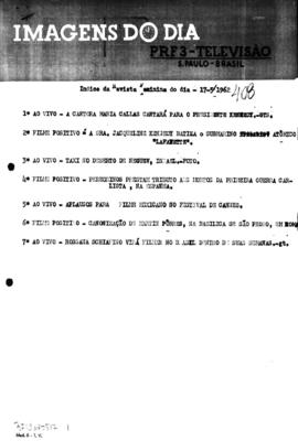 TV Tupi [emissora]. Revista Feminina [programa]. Roteiro [televisivo], 17 mai. 1962.