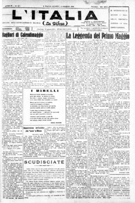 La Difesa [jornal], a. 9, n. 471. São Paulo-SP, 01 mai. 1933.