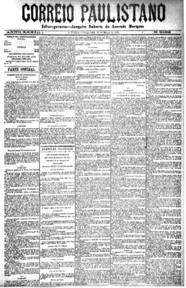 Correio paulistano [jornal], [s/n]. São Paulo-SP, 15 mar. 1887.