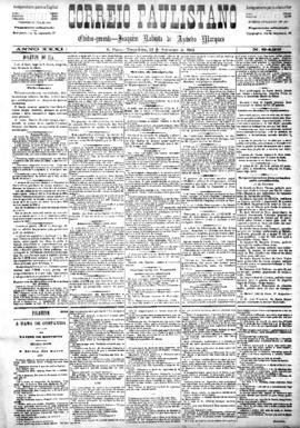 Correio paulistano [jornal], [s/n]. São Paulo-SP, 23 set. 1884.