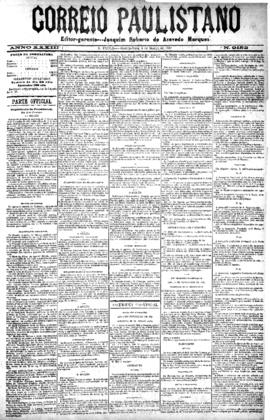 Correio paulistano [jornal], [s/n]. São Paulo-SP, 03 mar. 1887.