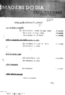 TV Tupi [emissora]. Diário de São Paulo na T.V. [programa]. Roteiro [televisivo], 25 jun. 1959.