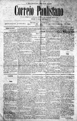 Correio paulistano [jornal], [s/n]. São Paulo-SP, 29 jun. 1881.