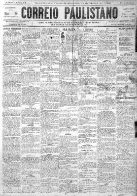 Correio paulistano [jornal], [s/n]. São Paulo-SP, 21 mar. 1890.